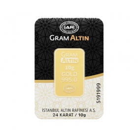 10 Gram 24 Ayar Sertifikalı Gram Altın